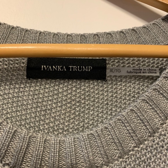 Ivanka Trump Grey Blouse - Picture 4 of 8